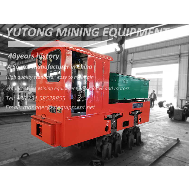 600 Mm Track Gauge Battery Powered Mining Locomotive