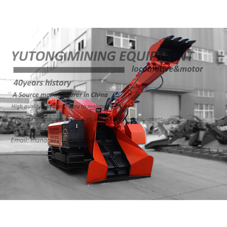 Crawler scraper mucking machine