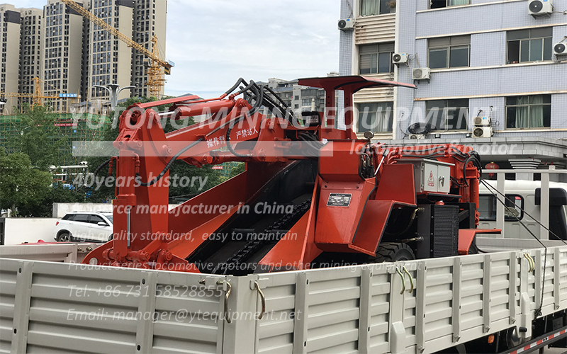 ZYW60 wheel scraper muck loader sent to Southeast Asian