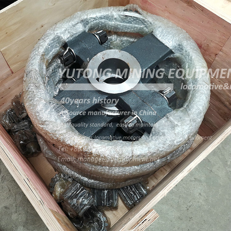 Mining electric locomotive parts sent to South America(图1)