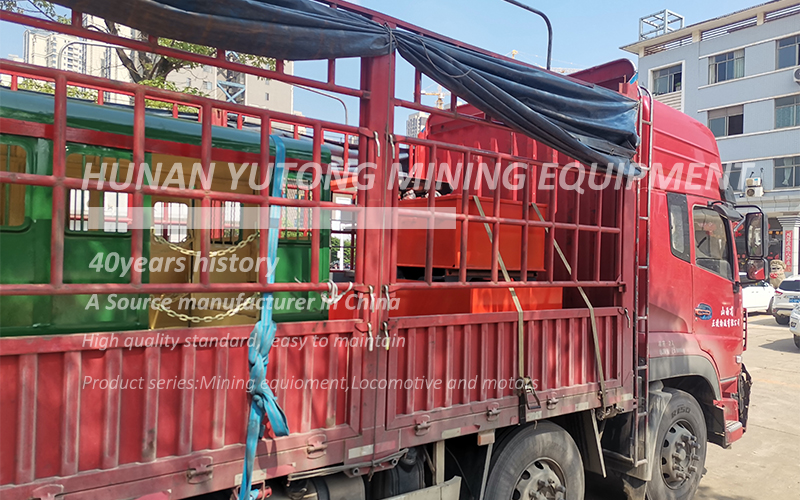 2.5-ton mining battery electric locomotive delivered