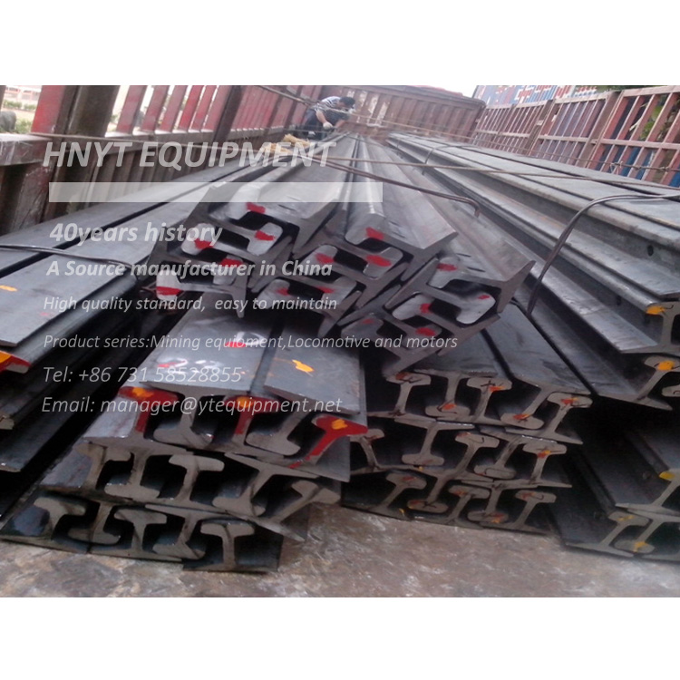Q235 22kg/m Steel Rail, 48lbs Railway Track for Mining Purpose