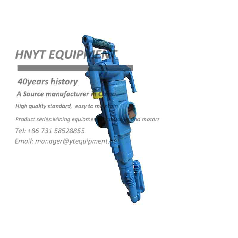 YT27 Mine Rock Drill, Air Leg Pneumatic Rock Drill,hand Rock Drilling Machine