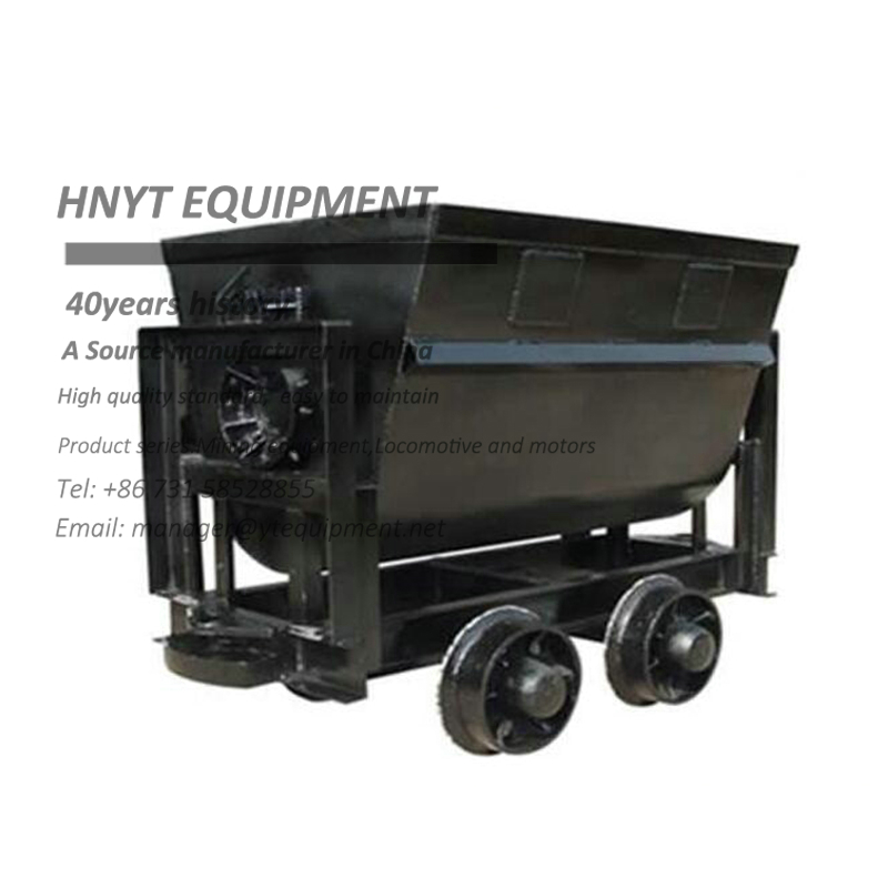 KFU0.75 Bucket-tipping Mine Car, 1.88 ton loading capacity mining wagons