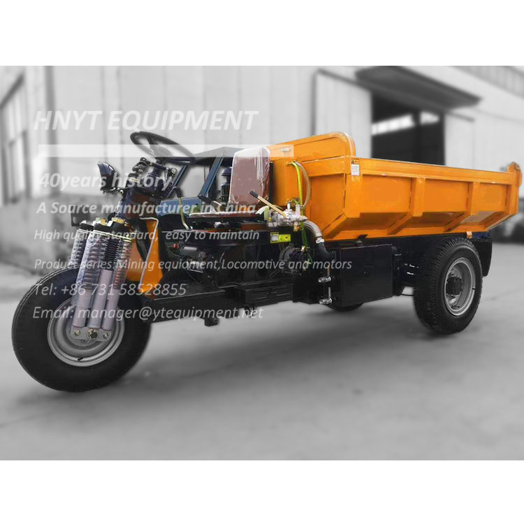 High efficiency 4 ton mining electric tricycle