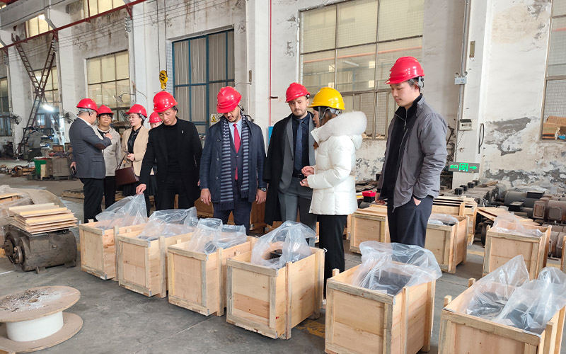 Cost-Effective Underground Mining System Wins Customer Recognition(图4) Overseas clients visit 4.jpg