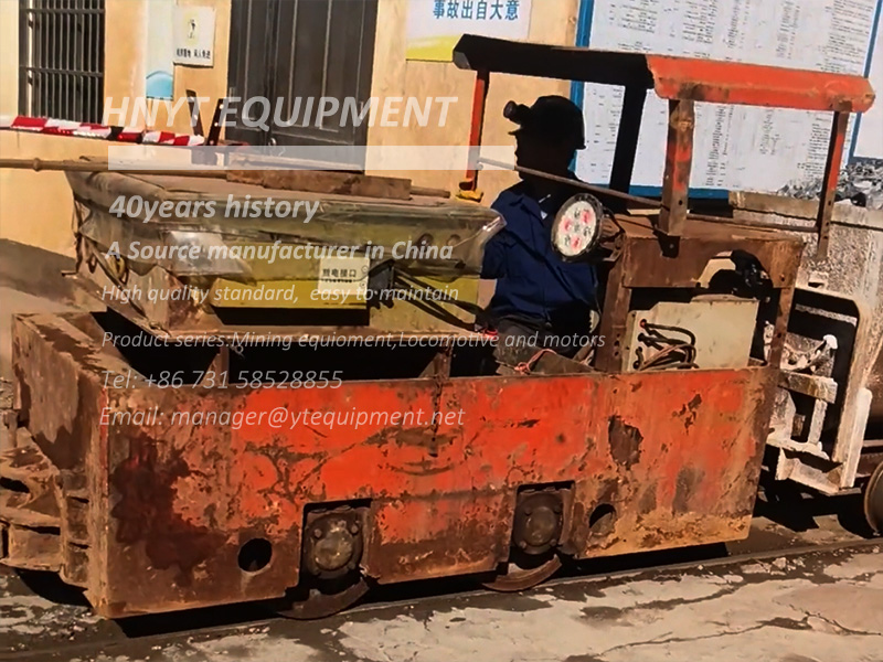 2.5-Ton Lithium Battery-powered Locomotive Powers Mine Operations