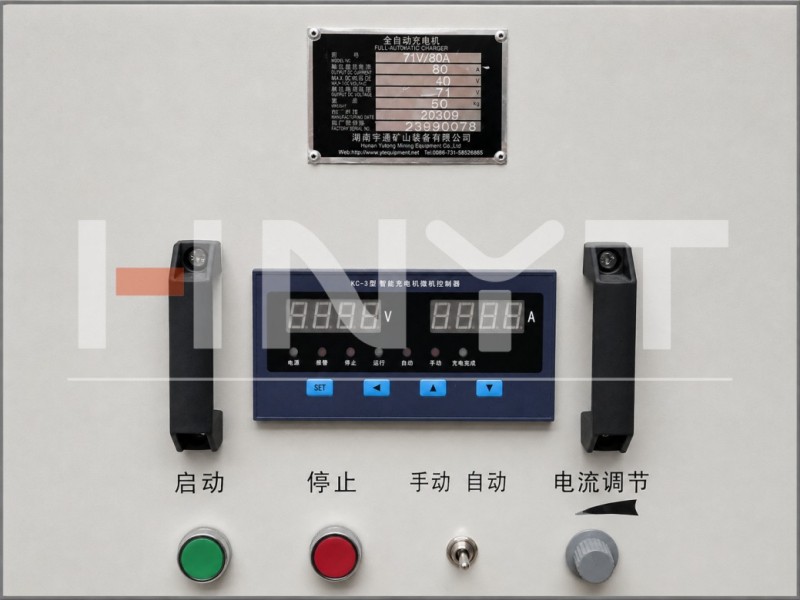 Lead-Acid Mining Battery Locomotive Charging Problem: How to Fix Low Current and Insufficient Charge(图3) mine locomotive charger panel.jpg