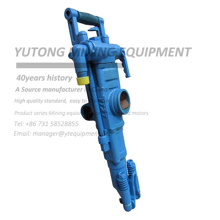 YT27 Mine Rock Drill, Air Leg Pneumatic Rock Drill,hand Rock Drilling Machine