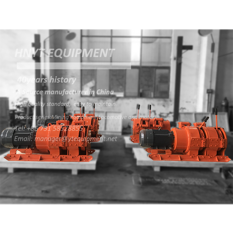 30kw electric raking winch for metal mine