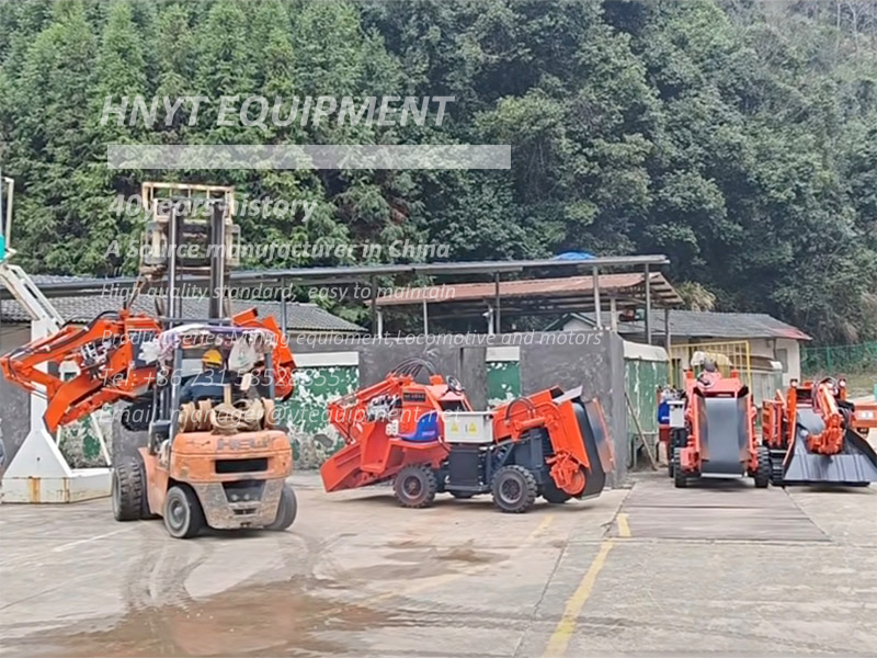 Boost Mining Productivity with ZWY80 Mining Mucking Loader(图2) ZWY80 muck loader arrive at the mine 2.jpg