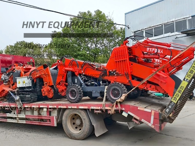 Boost Mining Productivity with ZWY80 Mining Mucking Loader(图1) ZWY80 muck loader arrive at the mine 1.jpg