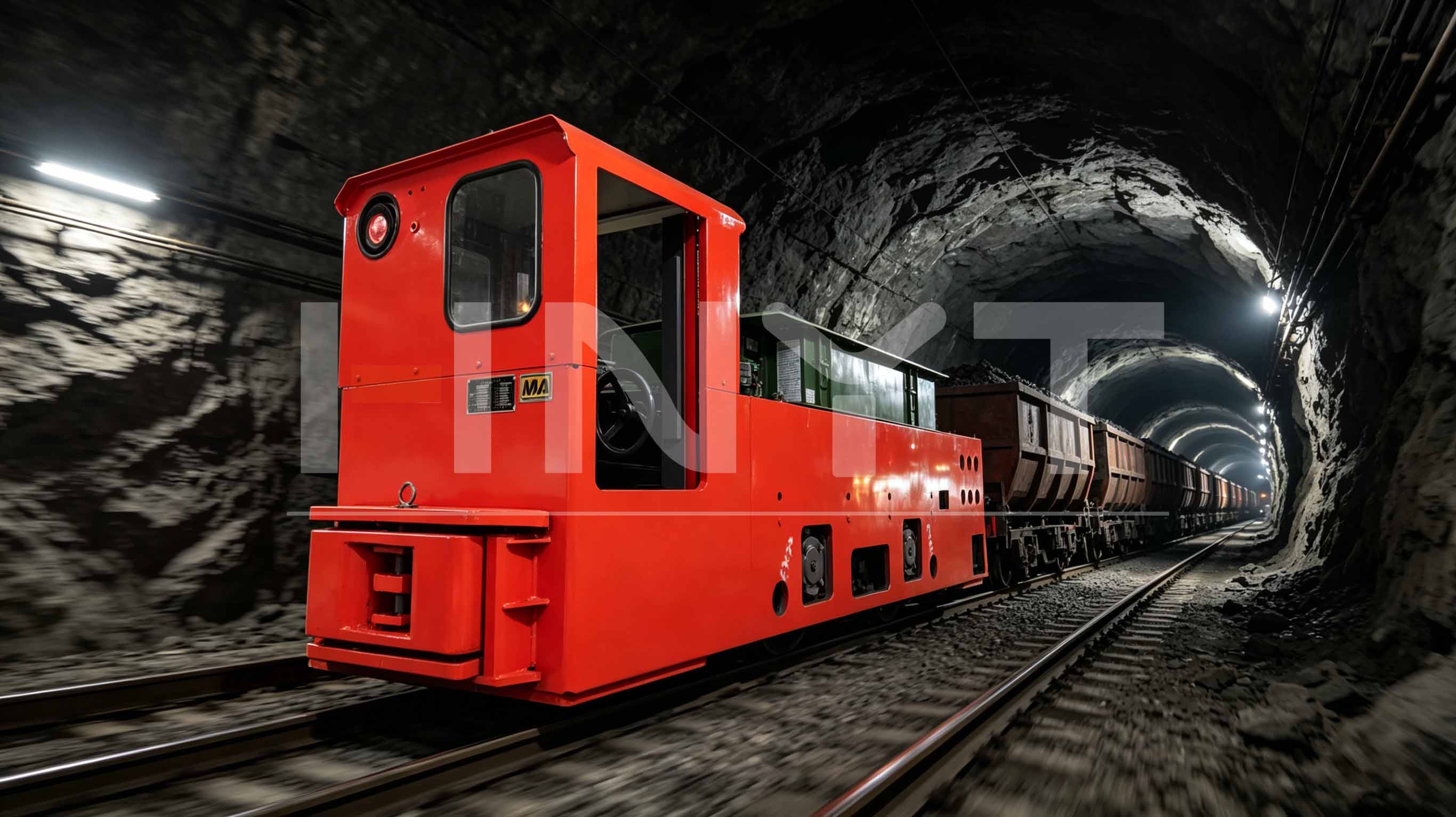 Why lithium batteries are the best choice for mining electric locomotives?(图4) 12 ton lithium battery locomotive working.jpg