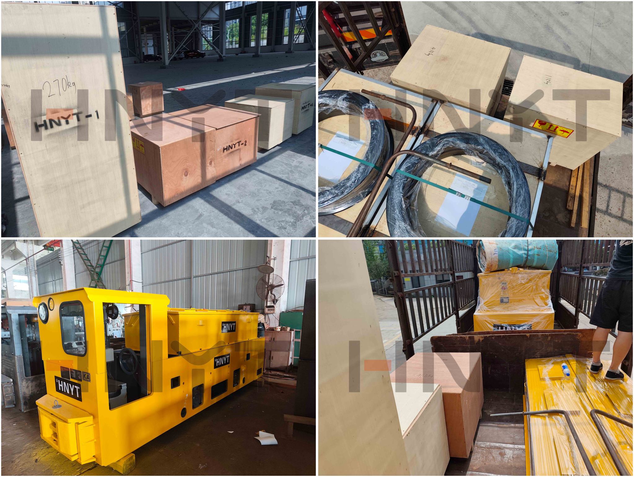 8 Ton Battery Electric Locomotive Shipped to South America for Metal Mining Operations(图4) export of 8 ton battery locomotive 4.jpg
