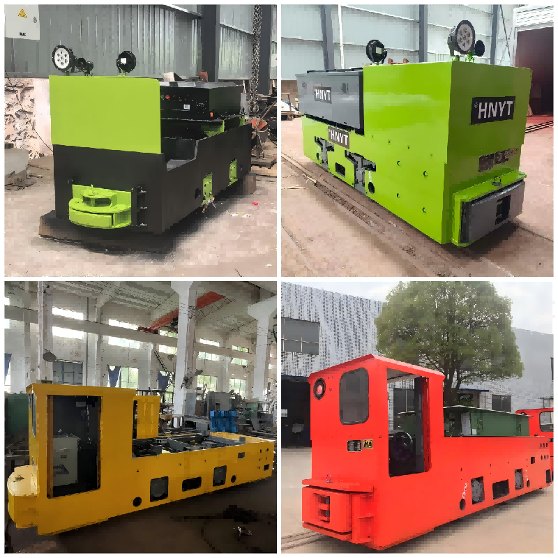 How to Select a Battery Mining Locomotive: A Practical CTY Selection Guide(图1) A labeled lineup of CTY2.5